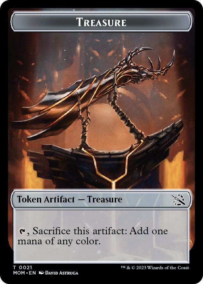 Treasure (0021) // Kraken Double-Sided Token (21 // 4) (MOM)