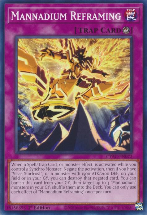 Mannadium Reframing (CYAC-EN073) (CYAC)