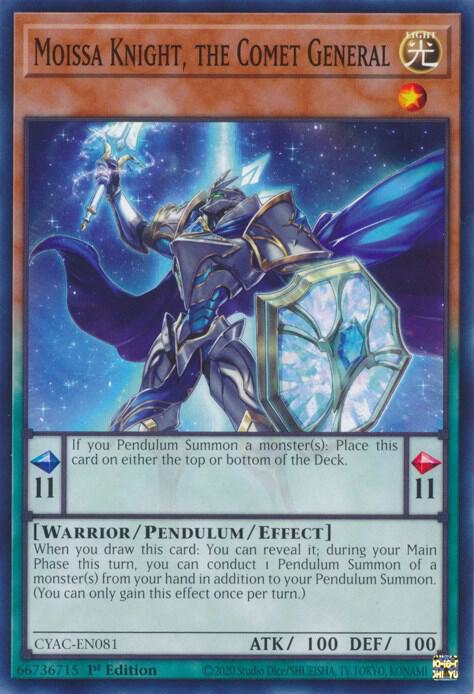 Moissa Knight, the Comet General (CYAC-EN081) (CYAC)