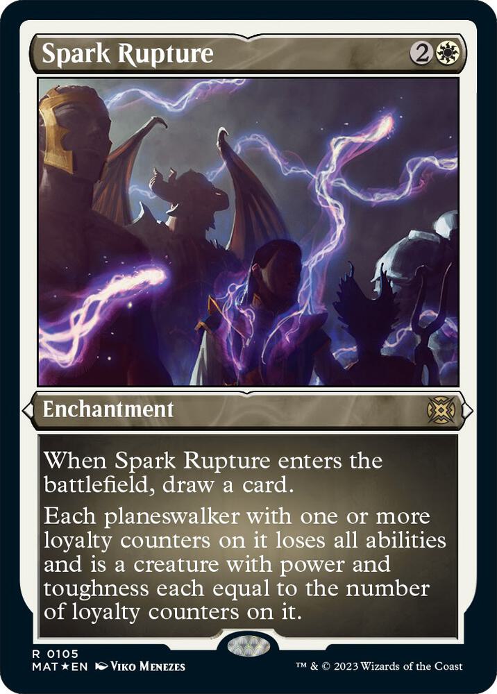 Spark Rupture (Foil Etched) (105) (MAT)