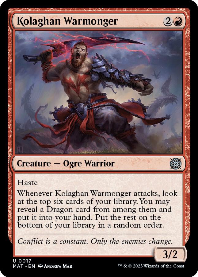 Kolaghan Warmonger (17) (MAT)