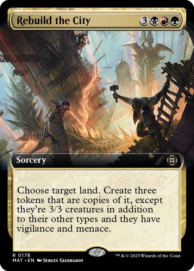 Rebuild the City (Extended Art) (178) (MAT)