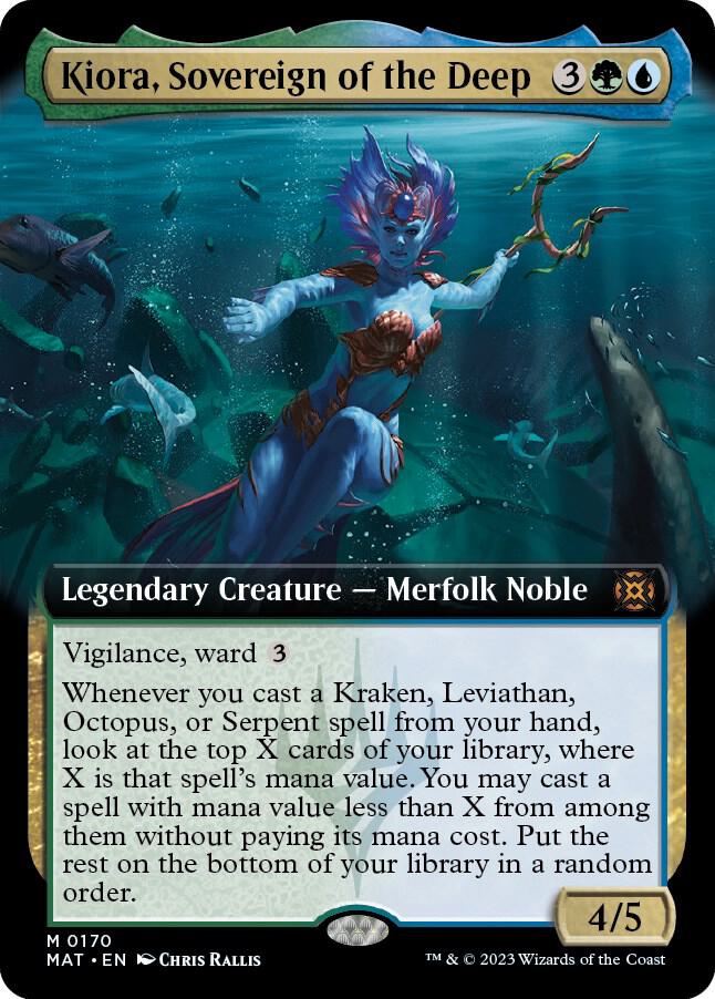 Kiora, Sovereign of the Deep (Extended Art) (170) (MAT)