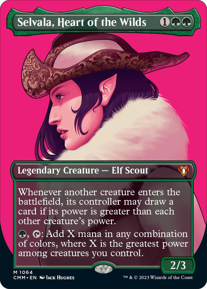 Selvala, Heart of the Wilds (Textured Foil) (1064) (CMM)