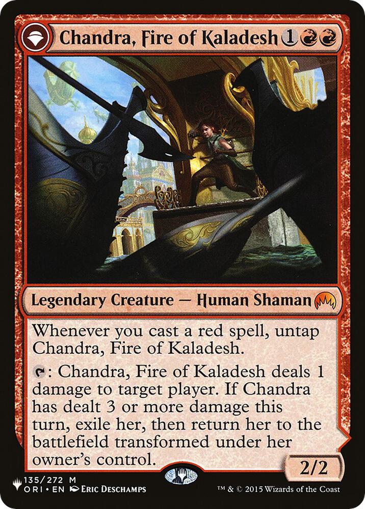 Chandra, Fire of Kaladesh (135) (LIST)