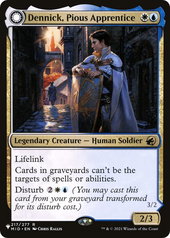 Dennick, Pious Apprentice (217) (LIST)