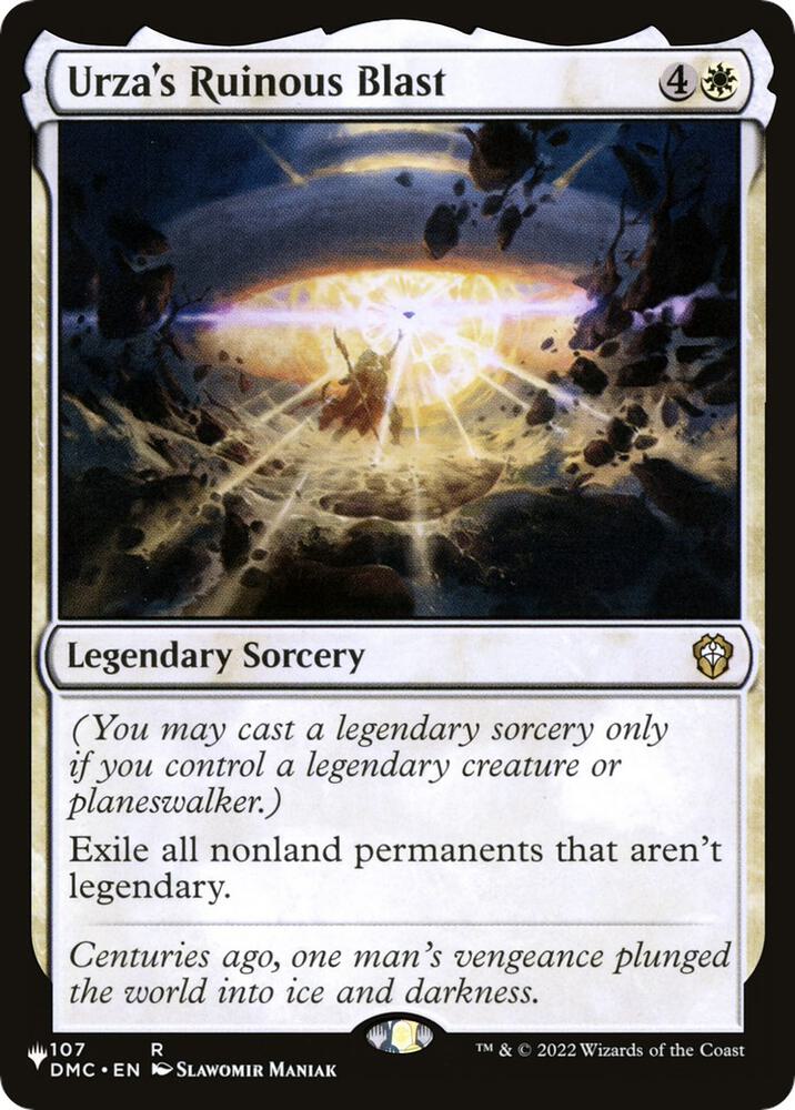 Urza's Ruinous Blast (107) (LIST)
