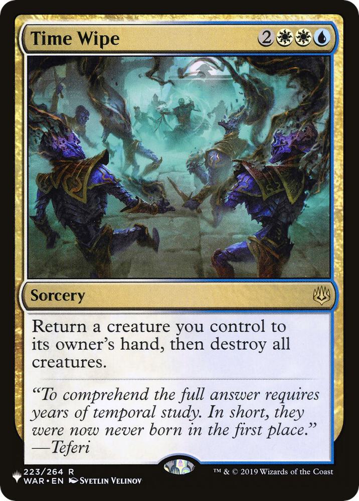 Time Wipe (223) (LIST)