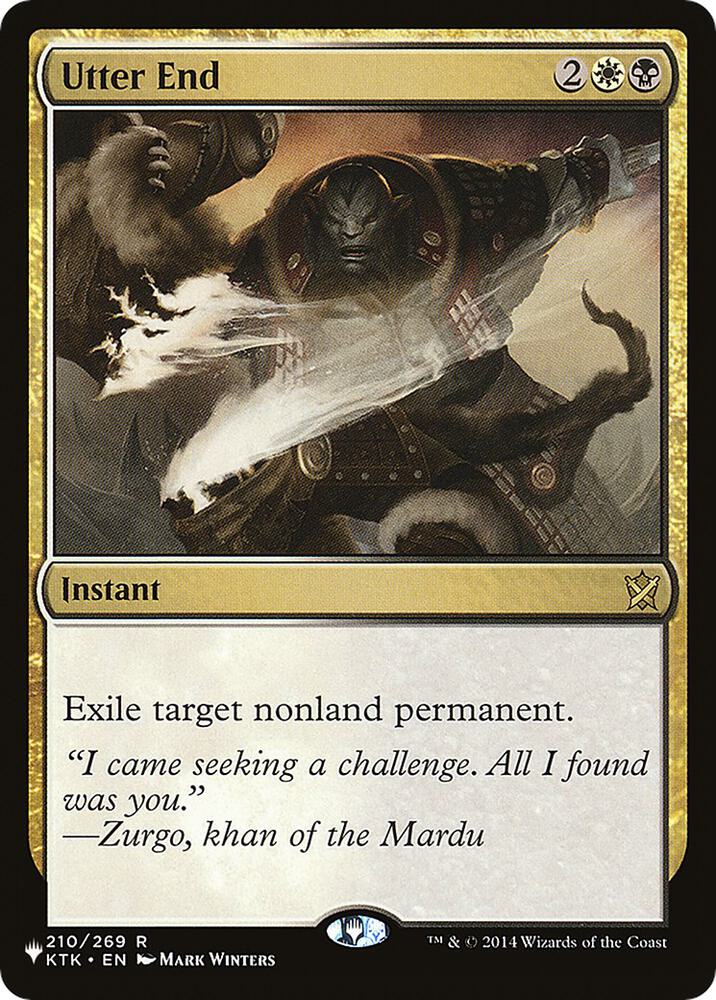 Utter End (210) (LIST)