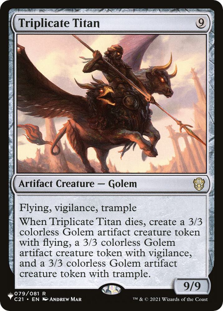 Triplicate Titan (79) (LIST)
