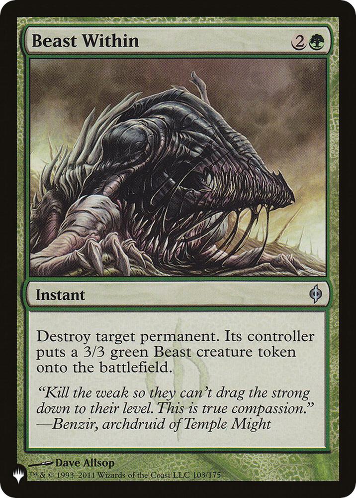 Beast Within (NPH) (103) (LIST)