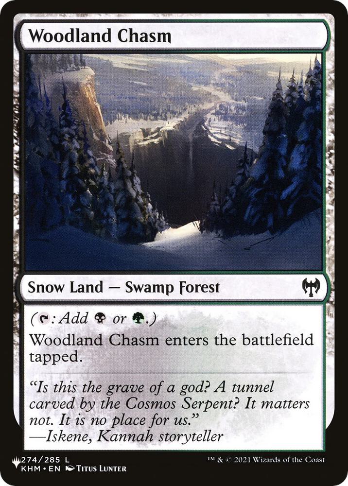 Woodland Chasm (274) (LIST)