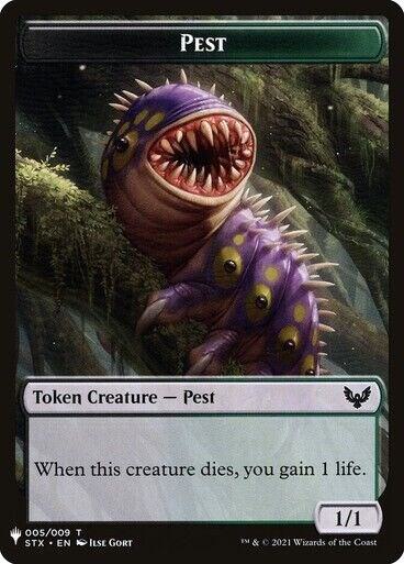 Pest // Emblem - Lukka, Wayward Bonder Double-Sided Token (5 // 8) (LIST)