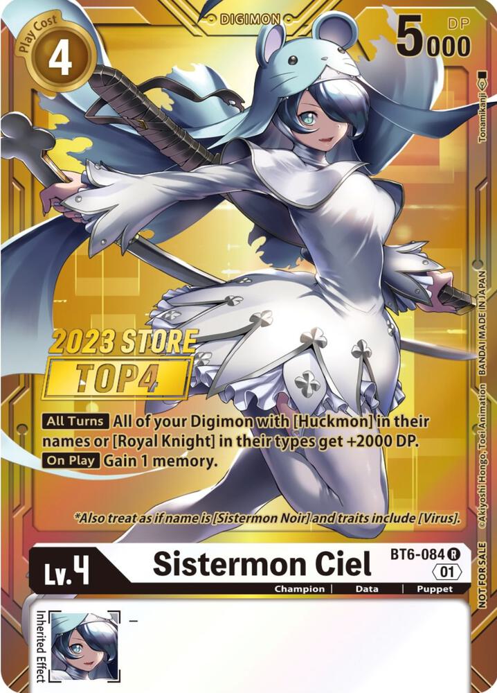 Sistermon Ciel (2023 Store Top 4) (BT6-084 R) (BT-06)