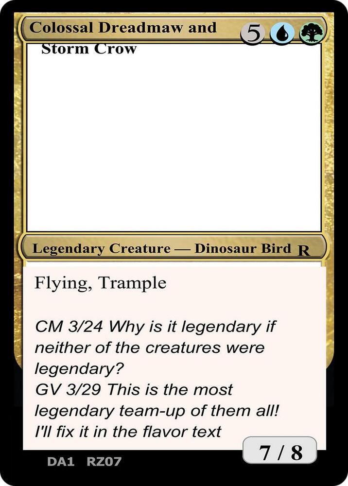 Colossal Dreadmaw and Storm Crow (UNK)