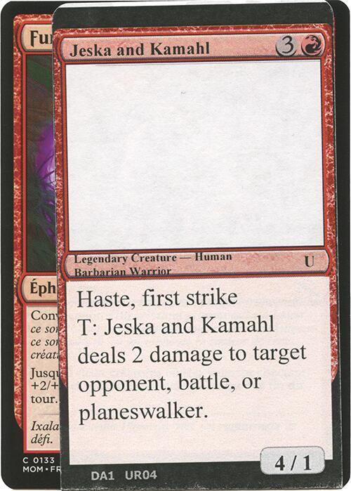 Jeska and Kamahl (UNK)