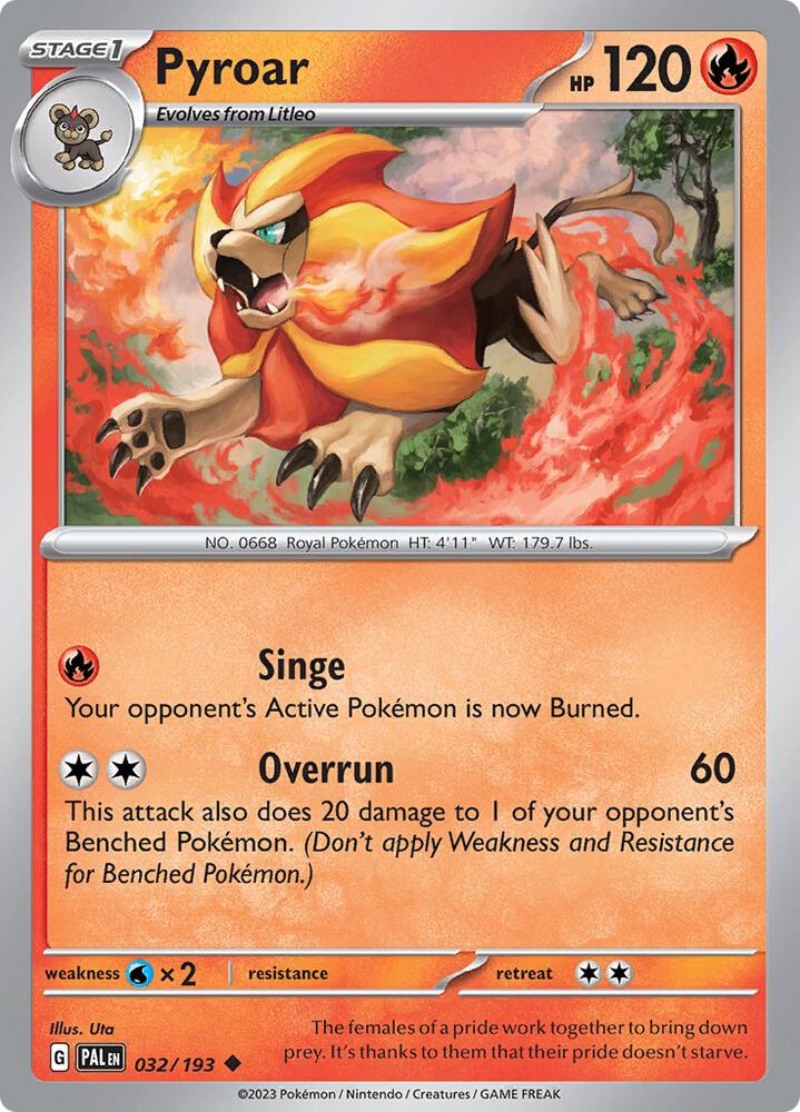 Pyroar - 032/193 (032/193) (PAL)