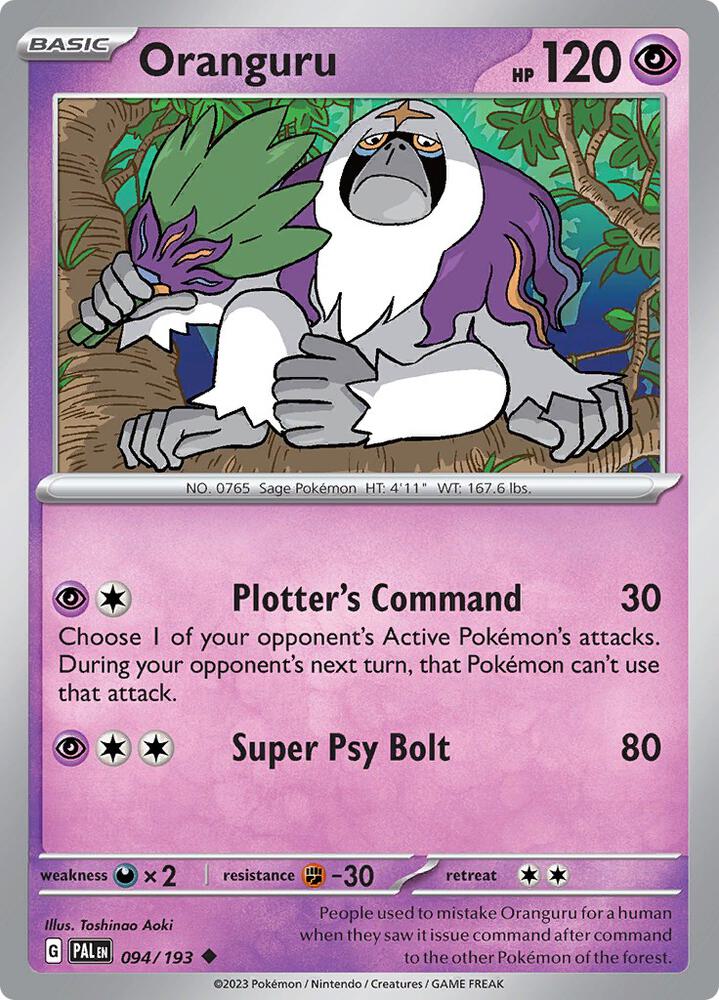 Oranguru (094/193) (PAL)