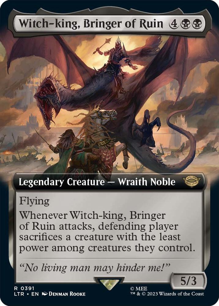Witch-king, Bringer of Ruin (Extended Art) (391) (LTR)