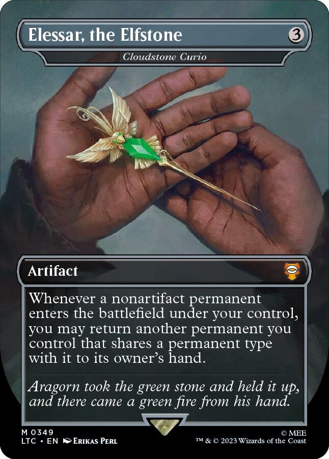 Elessar, the Elfstone - Cloudstone Curio (Borderless) (349) (LTC)