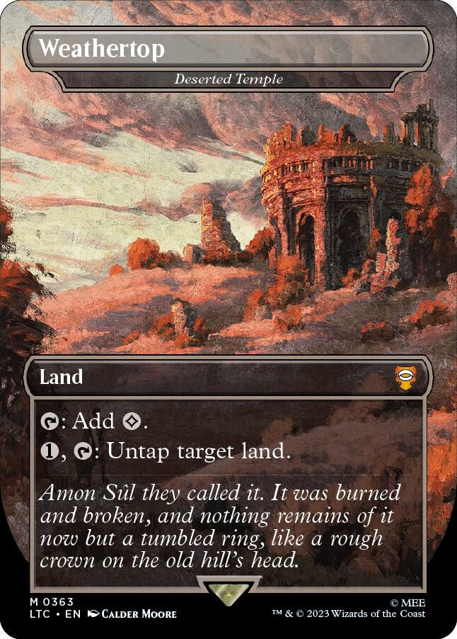 Weathertop - Deserted Temple (Borderless) (363) (LTC)