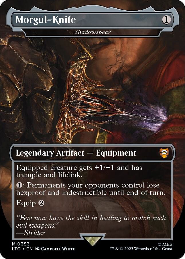 Morgul-Knife - Shadowspear (Borderless) (353) (LTC)