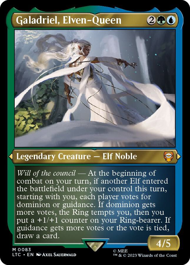 Galadriel, Elven-Queen (Display Commander) - Thick Stock (83) (LTC)