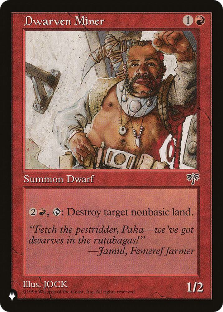 Dwarven Miner (LIST)