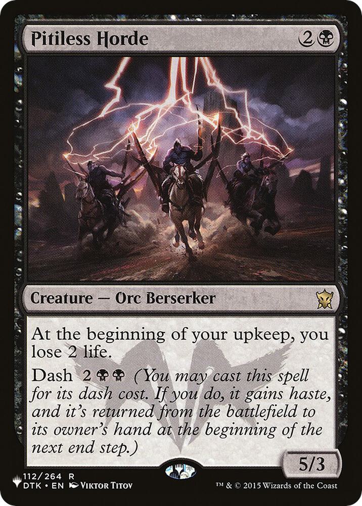 Pitiless Horde (112/264) (LIST)