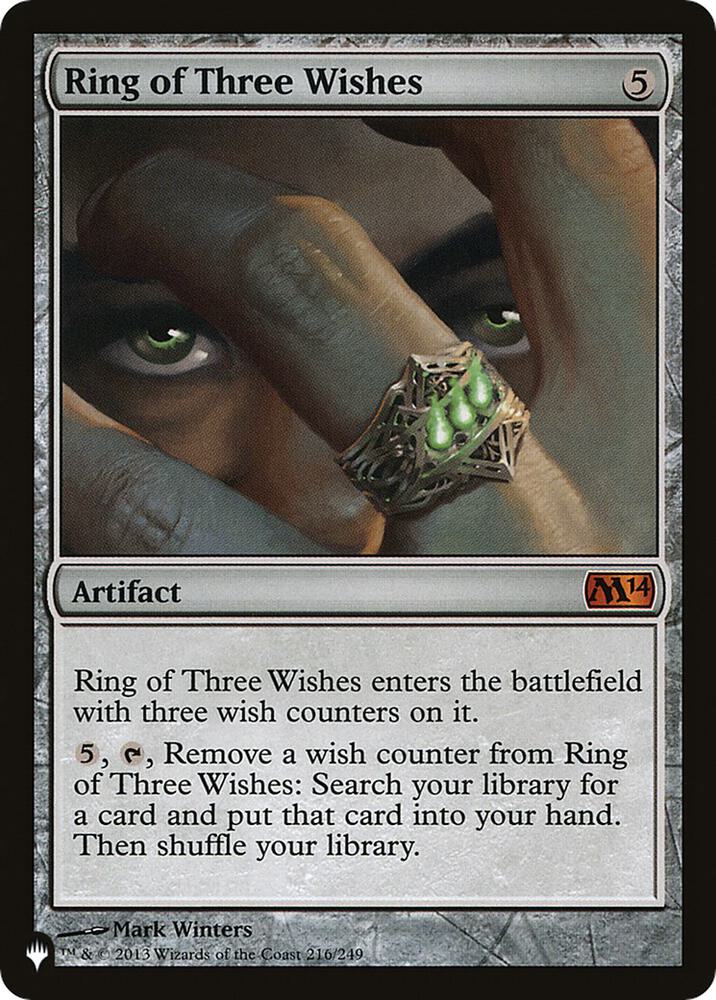 Ring of Three Wishes (216/249) (LIST)