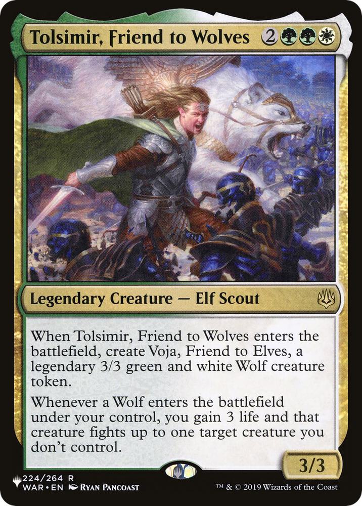 Tolsimir, Friend to Wolves (224/264) (LIST)