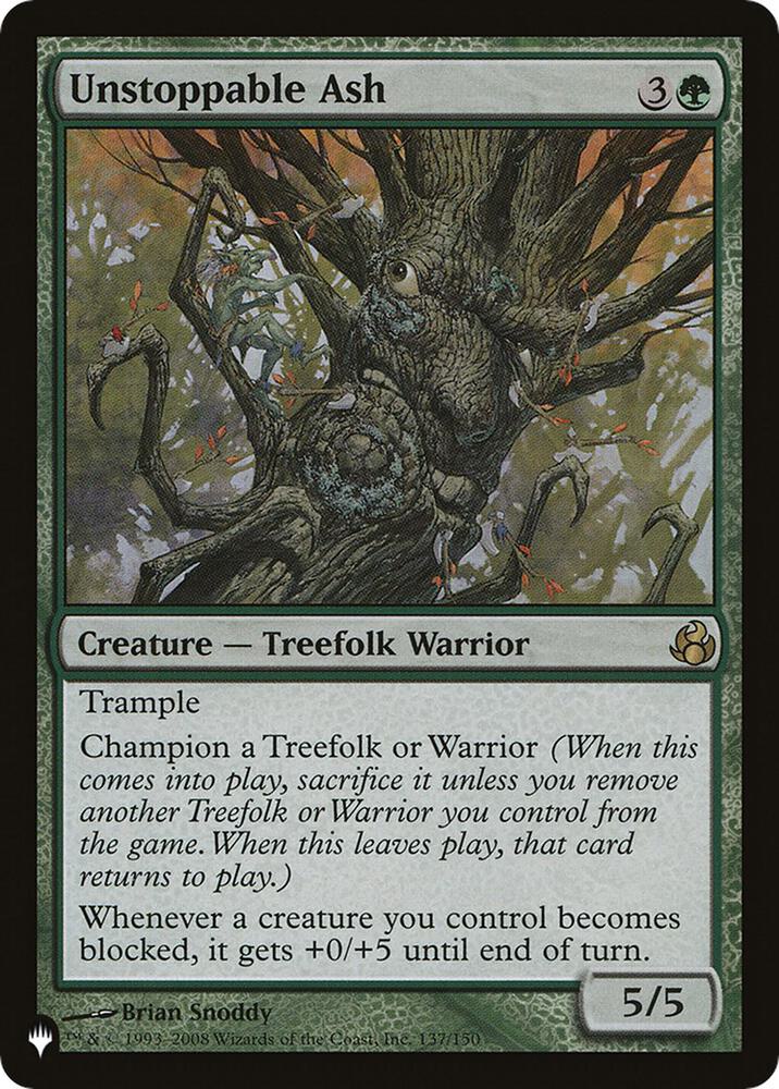 Unstoppable Ash (137/150) (LIST)