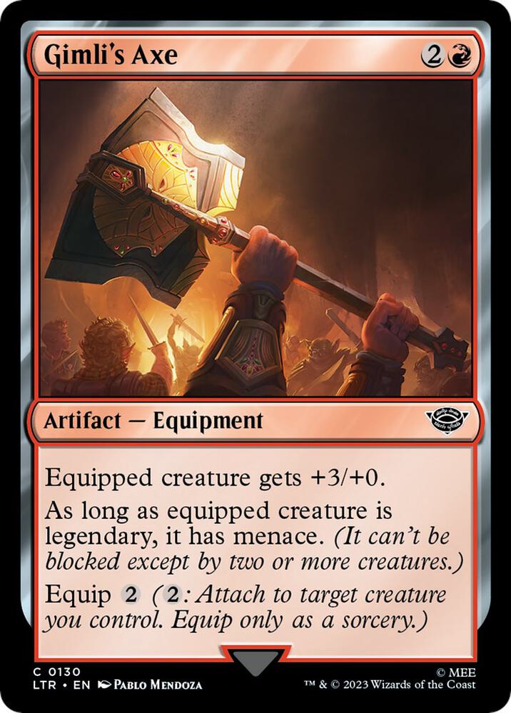 Gimli's Axe (130) (LTR)