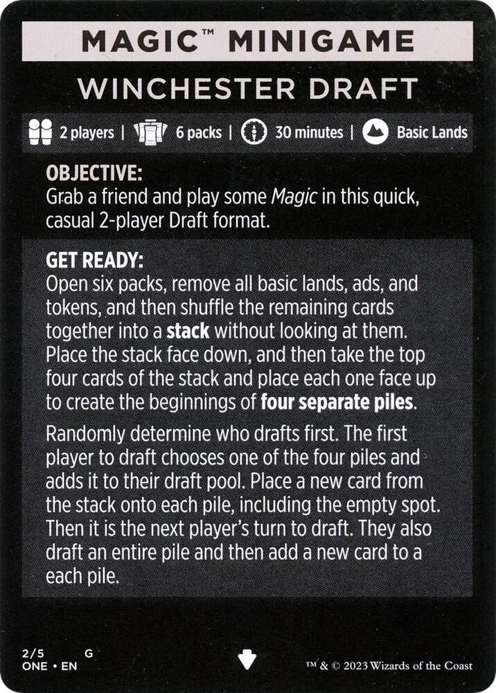 Magic Minigame: Winchester Draft (2) (ONE)