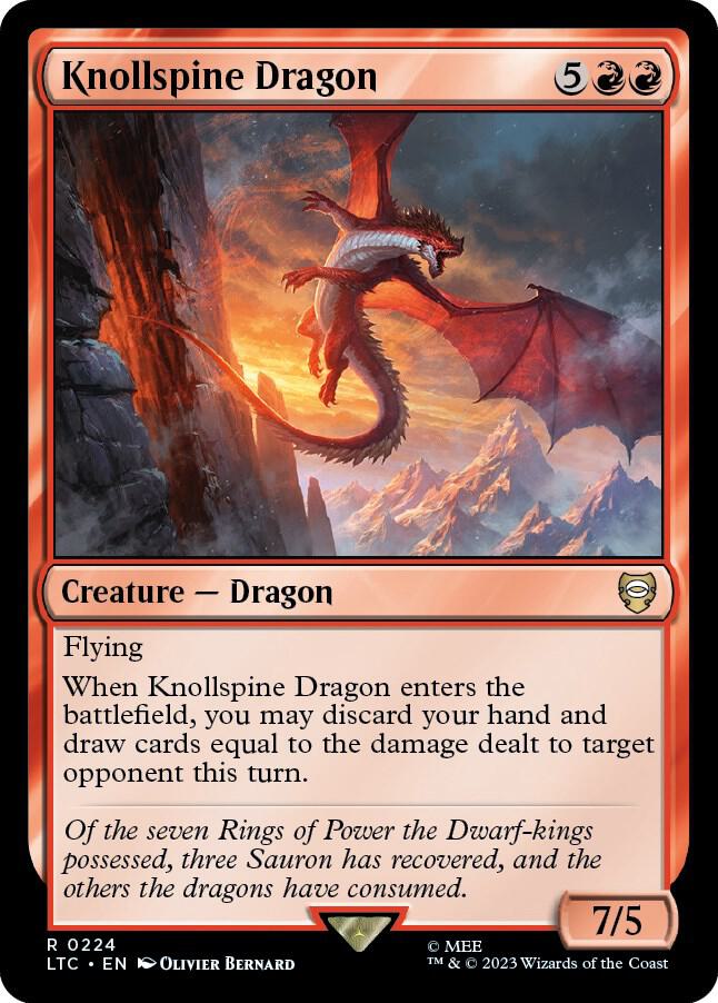 Knollspine Dragon (224) (LTC)