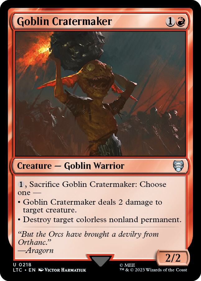Goblin Cratermaker (218) (LTC)