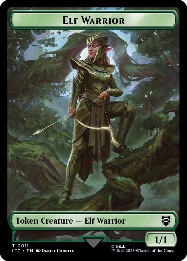 Elf Warrior // Treasure Double-Sided Token (11 // 12) (LTC)