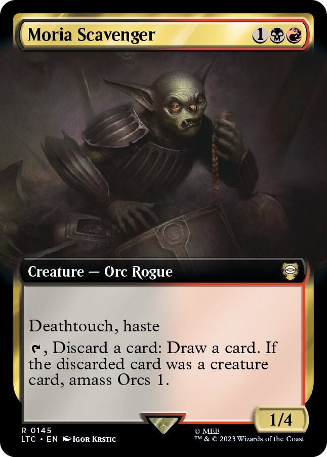 Moria Scavenger (Extended Art) (145) (LTC)