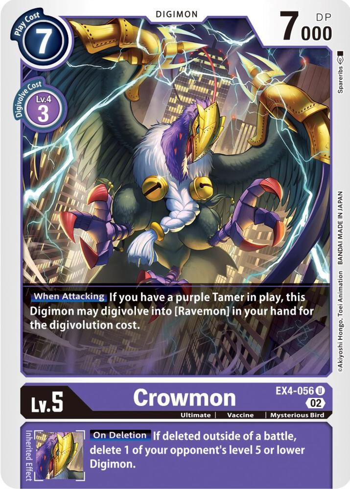Crowmon (EX4-056 U) (EX-04)