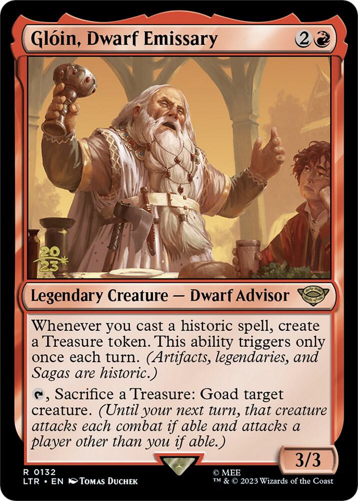 Gloin, Dwarf Emissary (132) (PRE)