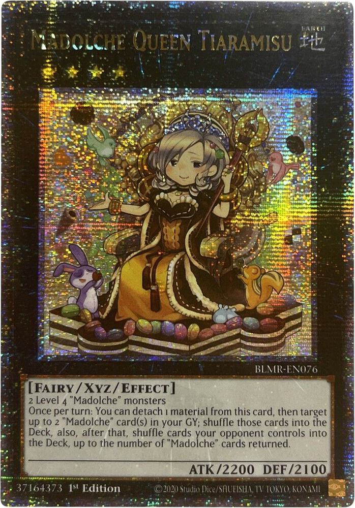 Madolche Queen Tiaramisu (Quarter Century Secret Rare) (BLMR-EN076) (BLMR)