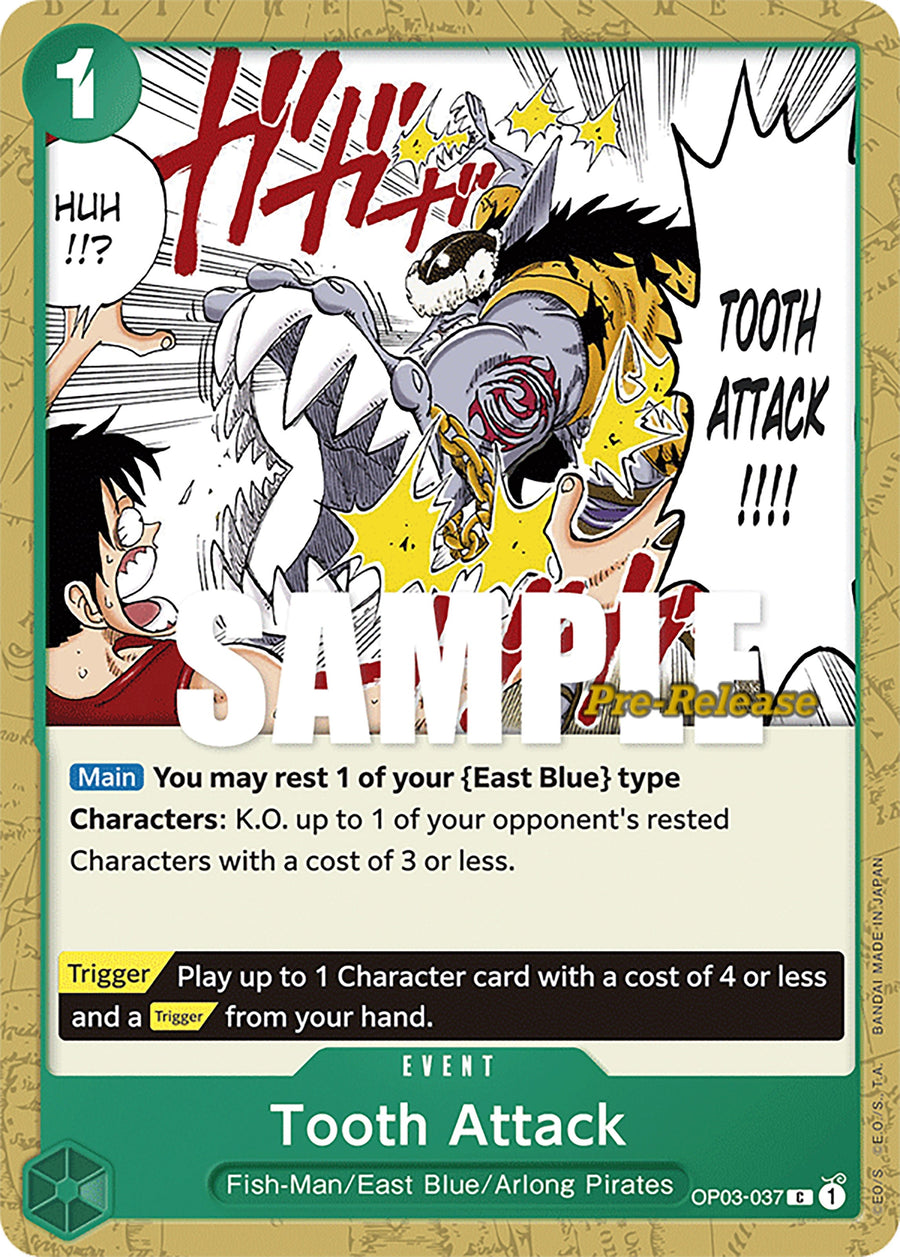 Tooth Attack (OP03-037) (OP03 PRE)