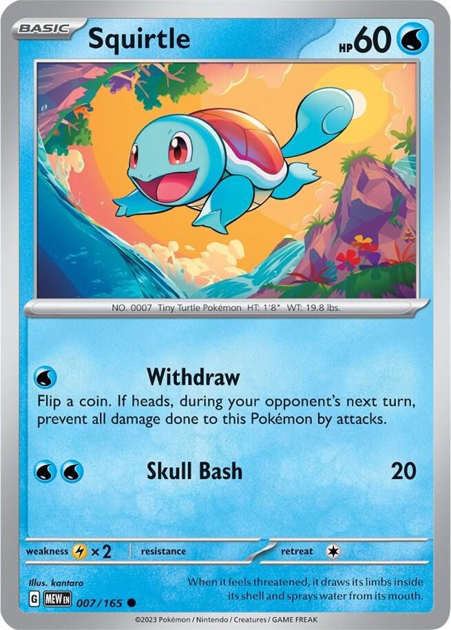 Squirtle - 007/165 (007/165) (MEW)