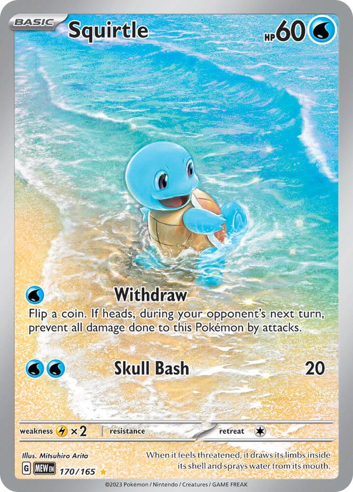 Squirtle - 170/165 (170/165) (MEW)