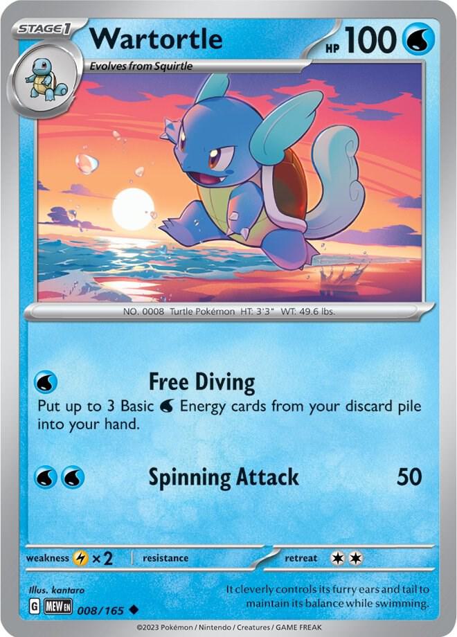 Wartortle - 008/165 (008/165) (MEW)