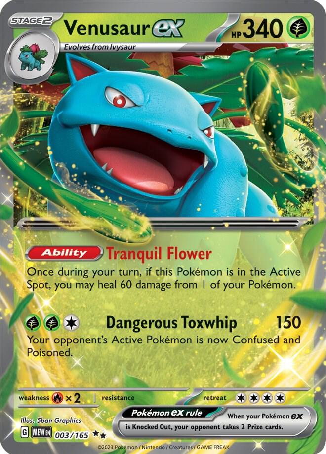 Venusaur ex - 003/165 (003/165) (MEW)