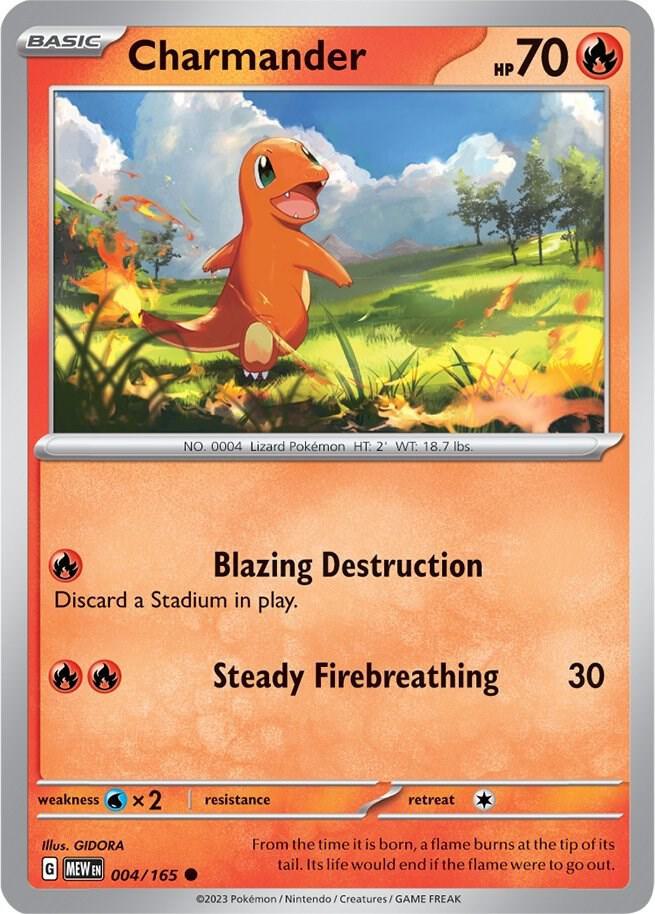 Charmander - 004/165 (004/165) (MEW)
