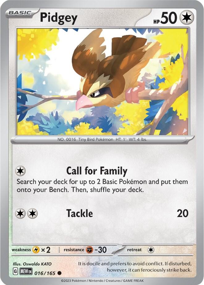 Pidgey (016/165) (MEW)