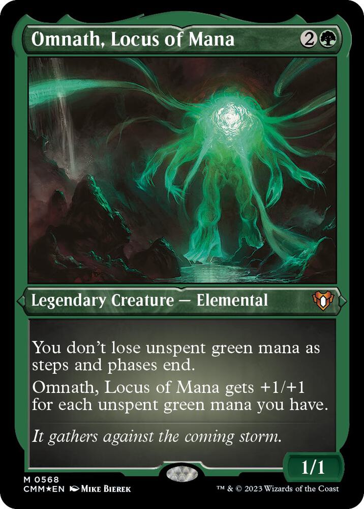 Omnath, Locus of Mana (Foil Etched) (568) (CMM)