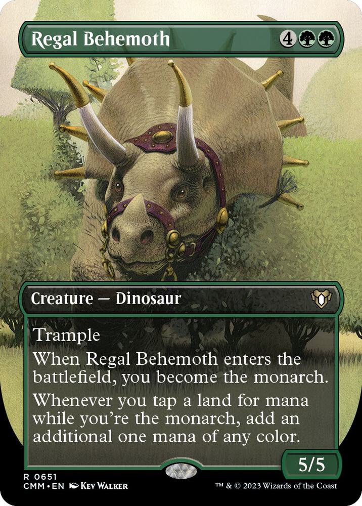 Regal Behemoth (Borderless) (651) (CMM)